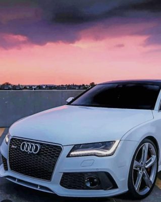 Audi Car Night Mode paint by numbers