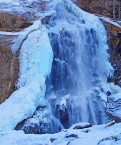 Austria Krimml Waterfalls paint by number