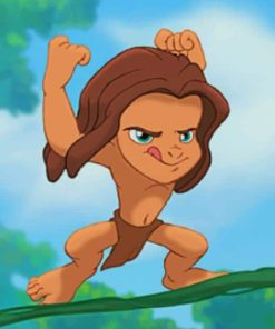 Baby Tarzan paint by numbers