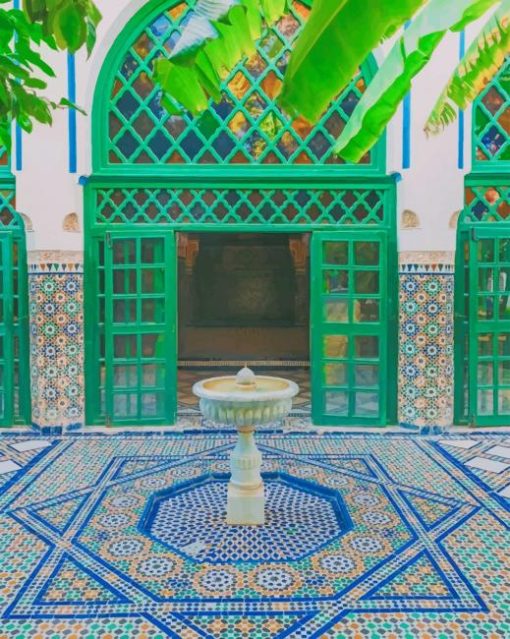 Bahia Palace Marrakesh paint By numbers