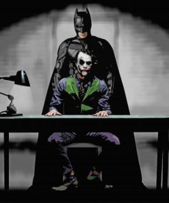 Batman And Joker paint by number