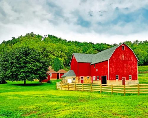 Beautiful Farm paint by numbers