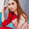 Beautiful Actress Lily Collins Paint By Numbers