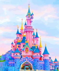 Beautiful Castle paint by number