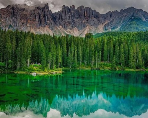Panoramic Landscape View paint by numbers