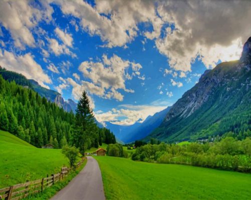 Beautiful Nature In Austria paint by number