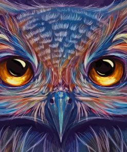 Beautiful Owl Artwork paint by number