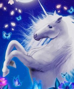 Beautiful Unicorn paint by numbers