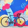 black cycle street art painting by numbers