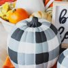 Black And White Pumpkin paint by numbers