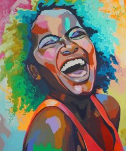 Black African Woman paint by numbers