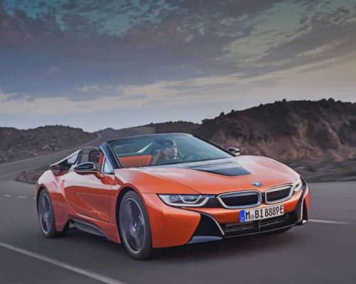 BMW i8 Paint By Numbers