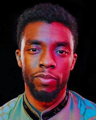 Boseman Chadwick Paint by numbers