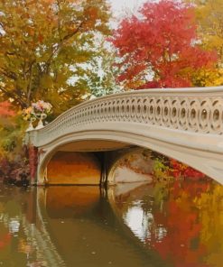 Bow Bridge New York paint by numbers