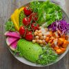 Bowl Of Vegetables Salad painting by numbers