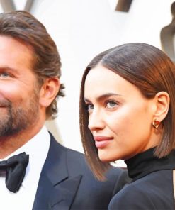 Bradley Cooper and His Wife Irina Shayk paint by numbers