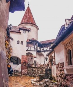 Bran Castle Romania paint by numbers