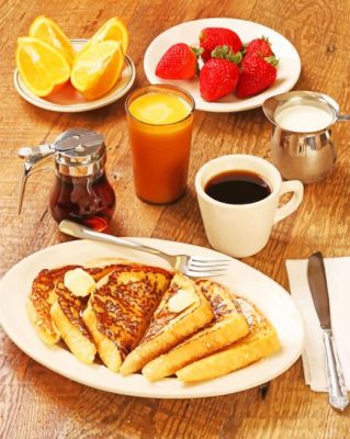 Breakfast On The Table paint by numbers