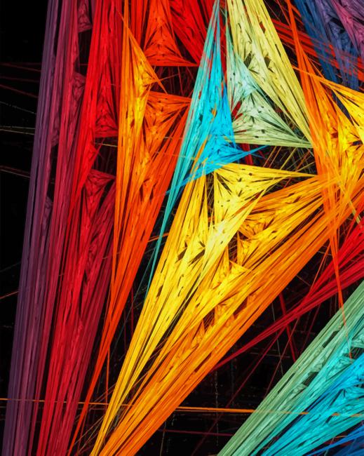 bright colors paint by number