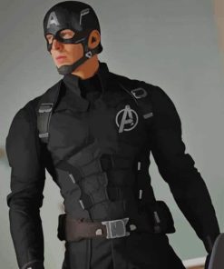 Captain America Stealth Suit paint by numbers