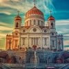 Cathedral Of Christ The Savior Russia paint by number