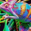 Chameleon Lizard Paint By Numbers