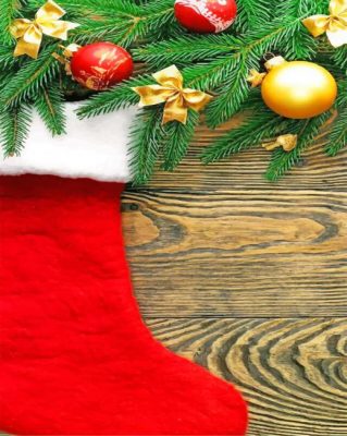 Christmas Decoration paint by numbers