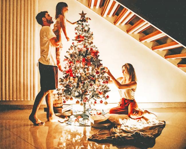 Christmas Happy Moments paint by numbers