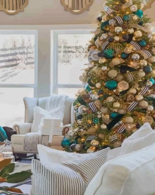 Christmas Ornament paint by numbers