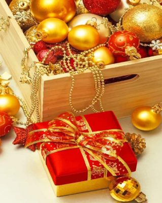 Christmas Ornament paint by numbers