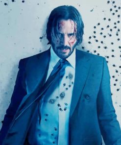 Classy John Wick paint by number