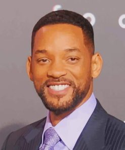 Classy Suit Will Smith paint by numbers