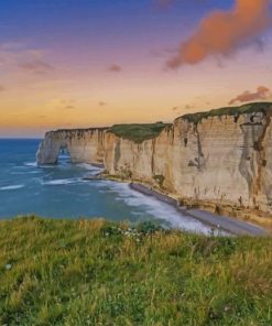 cliff beach paint by numbers