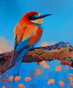 Colorful Bee Eater paint by number