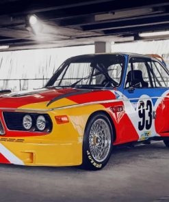 BMW Racing Car paint by numbers