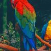 Colorful Parrot paint by numbers