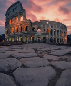 Colosseum Rome Italy paint by numbers