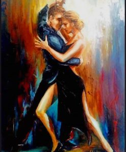 Couple Dance Art paint by numbers