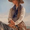 Cowgirl On A Horse paint by numbers