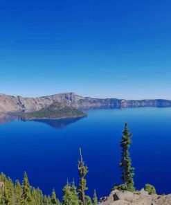 Crater Lake National Park paint by numbers