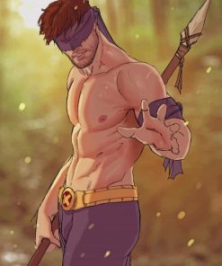 Cyclops X Men paint by numbers