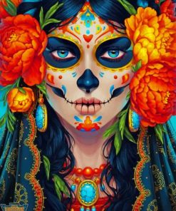 Day of The Dead paint by numbers