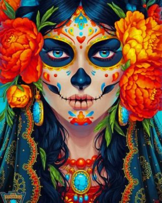 Day of The Dead paint by numbers