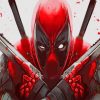 Deadpool Artwork paint by number