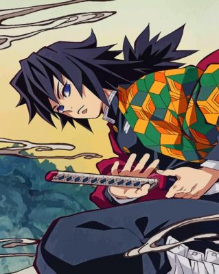 Demon slayer paint by numbers