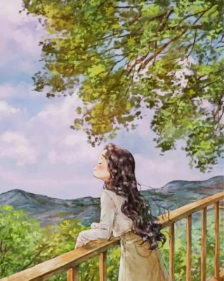 Diary Of a Forest In Girl paint by numbers
