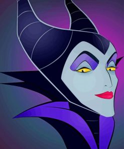 Disney Maleficent paint by number