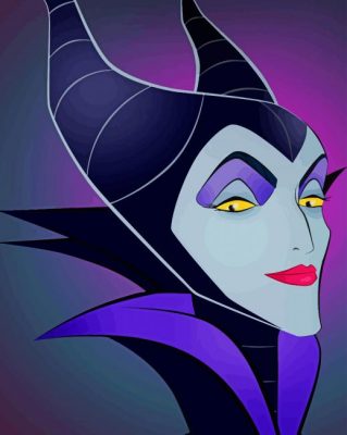 Disney Maleficent paint by number