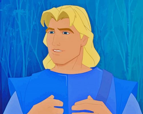 Disney Prince John Smith paint by numbers