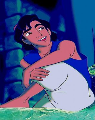 Disney Prince Aladdin paint by numbers